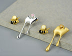 ELIA – Elegant Dripping Honey & Bee Earrings Made of High-Quality Sterling Silver-Westeryn