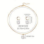 Golden Grace Pearl Jewelry Set | Gold-Westeryn