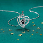 Whimsical Paw Print Clavicle Necklace-Westeryn
