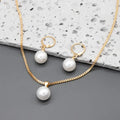 Golden Grace Pearl Jewelry Set | Gold-Westeryn