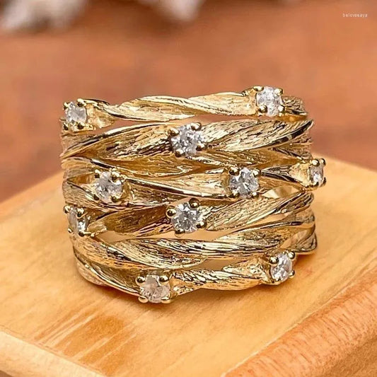Vintage Gold Boho Ring