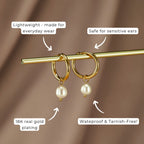 Bella Sweetwater Pearl Earrings-Westeryn