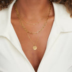 Janie Coin Layered Necklace-Westeryn