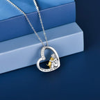 Heart & Paw Pendant Necklace-Westeryn