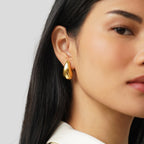 Ame Gold Drop-Shaped Earrings-Westeryn