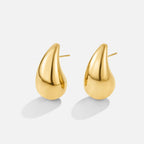 Ame Gold Drop-Shaped Earrings-Westeryn