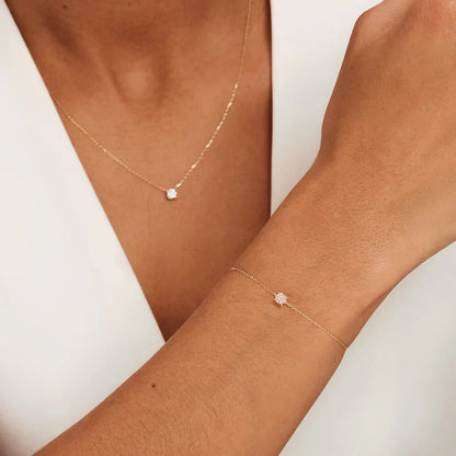 Cléa Moissanite Stone Set | Gold