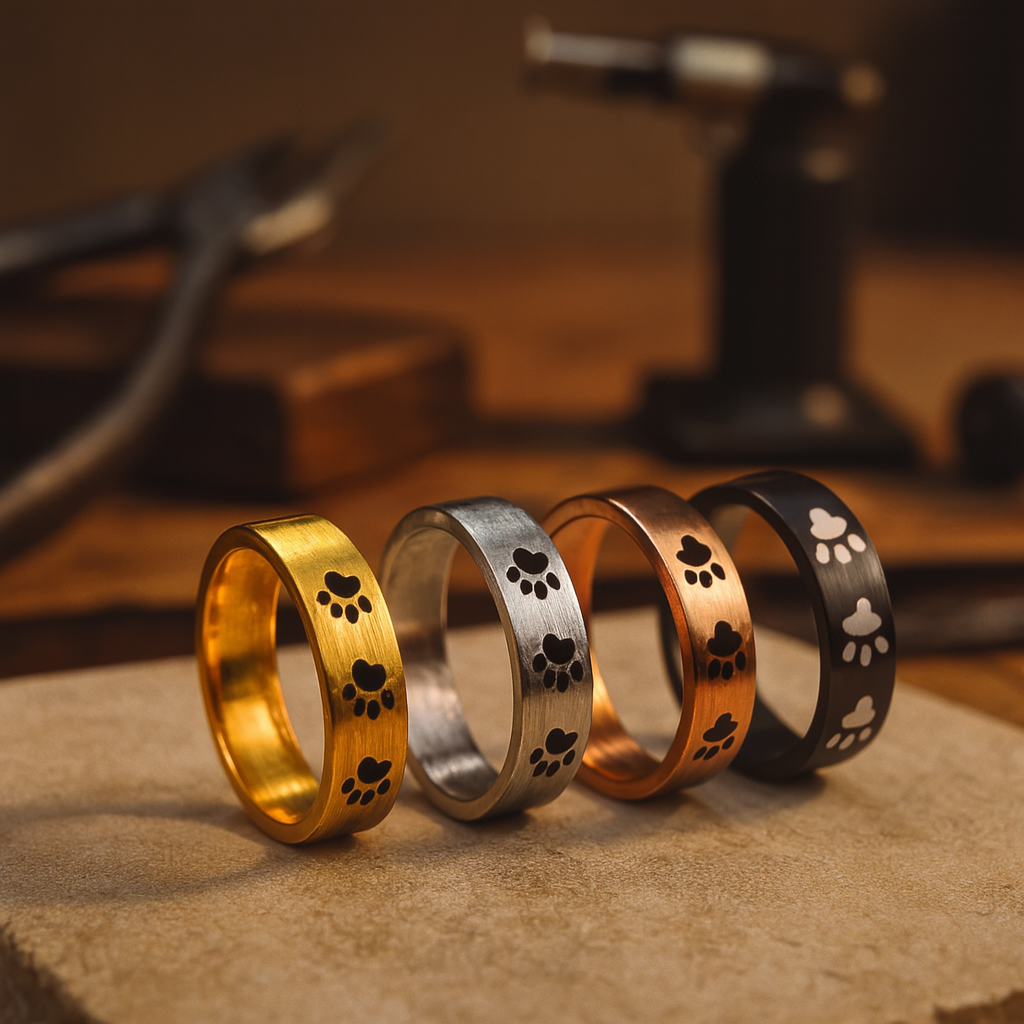 Whispering Paw Print Ring-Westeryn