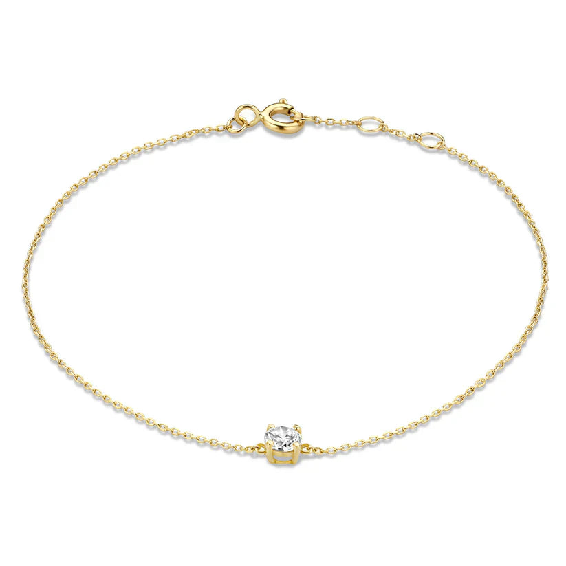Cléa Moissanite Stone Bracelet | Gold-Westeryn