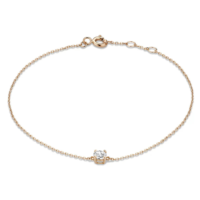 Cléa Moissanite Stone Bracelet | Gold-Westeryn