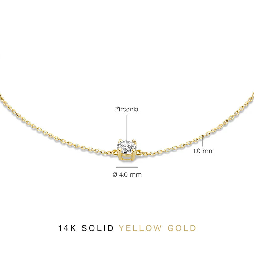 Cléa Moissanite Stone Bracelet | Gold-Westeryn