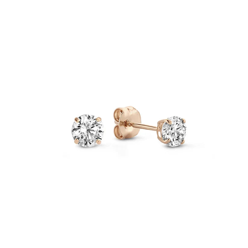 Larmes de Lune Stone Stud Earrings | Gold-Westeryn