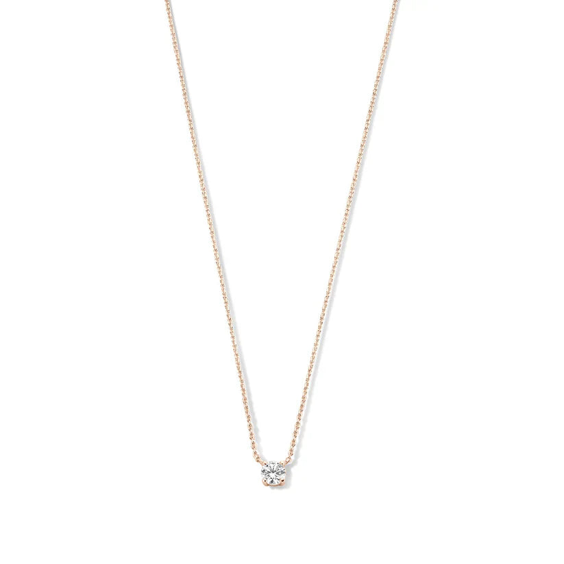 Cléa Moissanite Stone Necklace | Gold-Westeryn