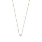 Cléa Moissanite Stone Necklace | Gold-Westeryn