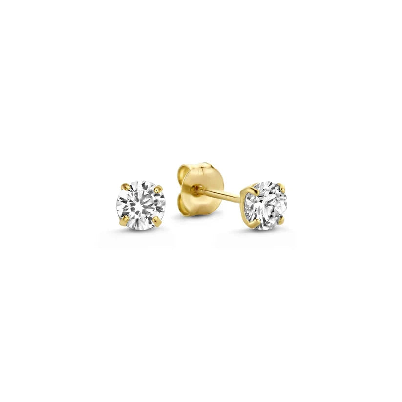 Dara Brillane Stone Earrings Set | Gold-Westeryn