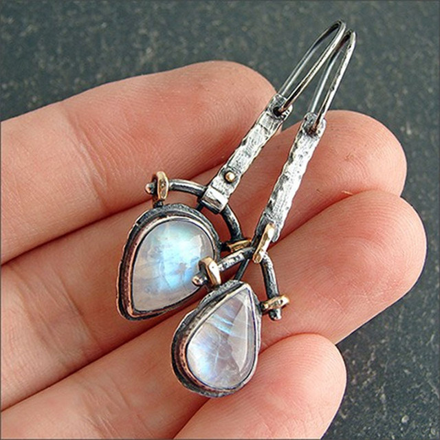 Christel Moonstone Earrings-Westeryn