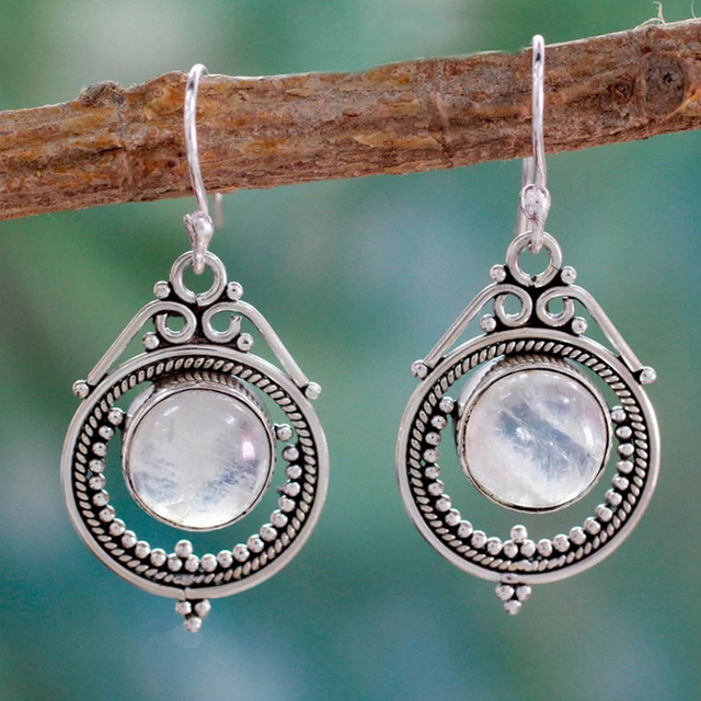 Elvira Moon StoneEarrings-Westeryn