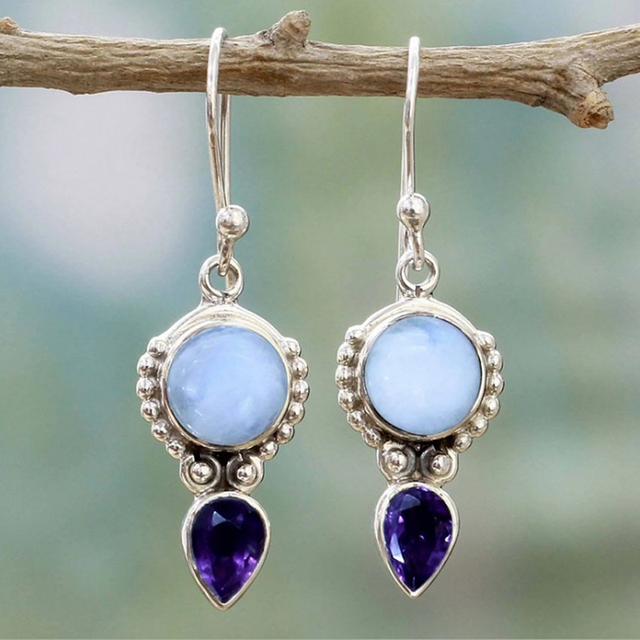 Denise Moonstone Earrings-Westeryn