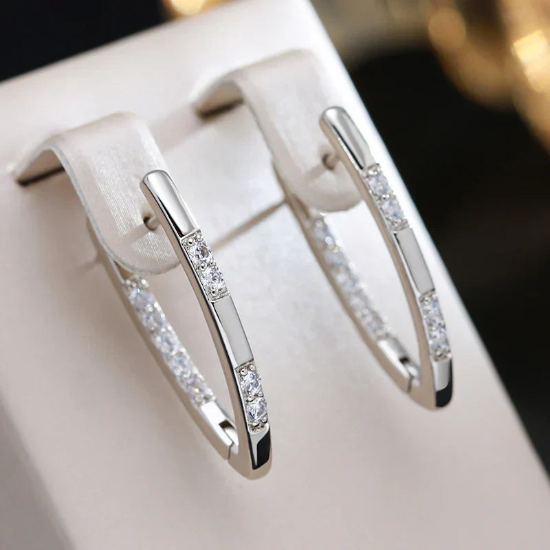 Sylvia Elegant Zirconia Earrings-Westeryn