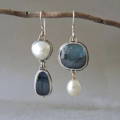 Celestial Vintage Earrings | White Gold-Westeryn