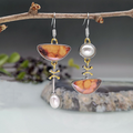 Elodi - Retro Orange Earrings-Westeryn