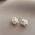 Small Elegant Pearl Earrings-Westeryn