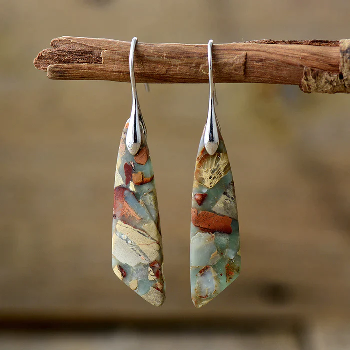 Unique Natural Stone Earrings-Westeryn