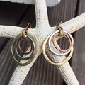 Gold and silver vintage earrings-Westeryn
