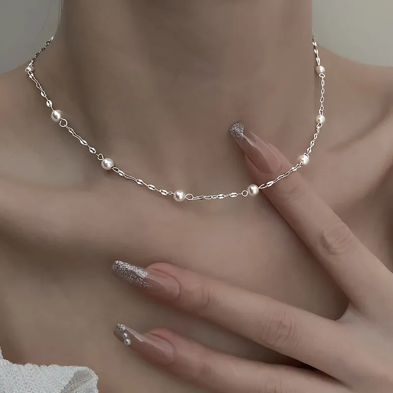 Golden Pearl Necklace-Westeryn