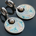 Vintage Acrylic Bead Earrings-Westeryn