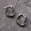 Chic Asymmetrical Silver Earrings-Westeryn