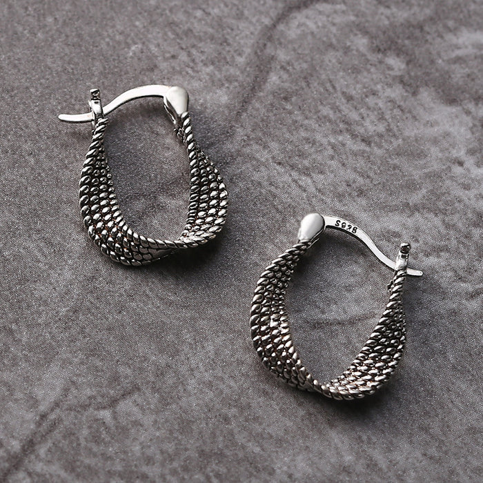 Chic Asymmetrical Silver Earrings-Westeryn