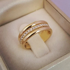 Sarah - Vintage Zirconia Inlaid Ring-Westeryn