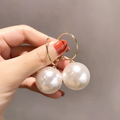 Elegant Large Pearl Earrings-Westeryn