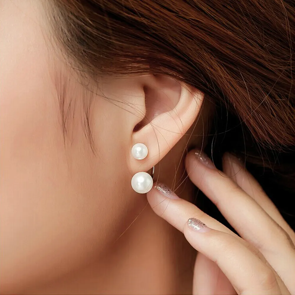 Elegant Pearl Stud Earrings-Westeryn