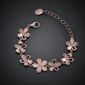 Antique Rose Flower Bracelet | Rose Gold-Westeryn