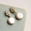 Elegant Baroque Pearl Earrings-Westeryn
