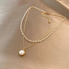 Exquisite Pearl Necklace | Gold-Westeryn