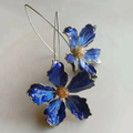 Bliss - Vintage Blue Flower Earrings-Westeryn