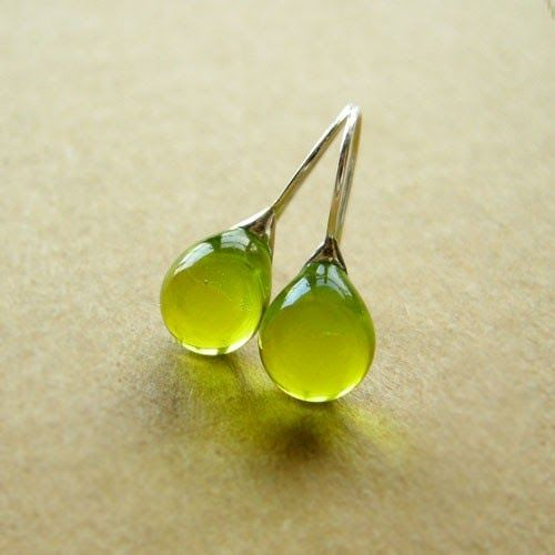 Chic - Vintage Olive Crystal Earrings-Westeryn