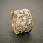 Mika - Vintage Zirconia Ivy Ring-Westeryn