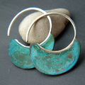 Vintage Slitna Turquoise Earrings-Westeryn