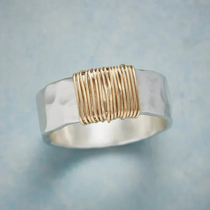 Golden Boho Threads Ring-Westeryn