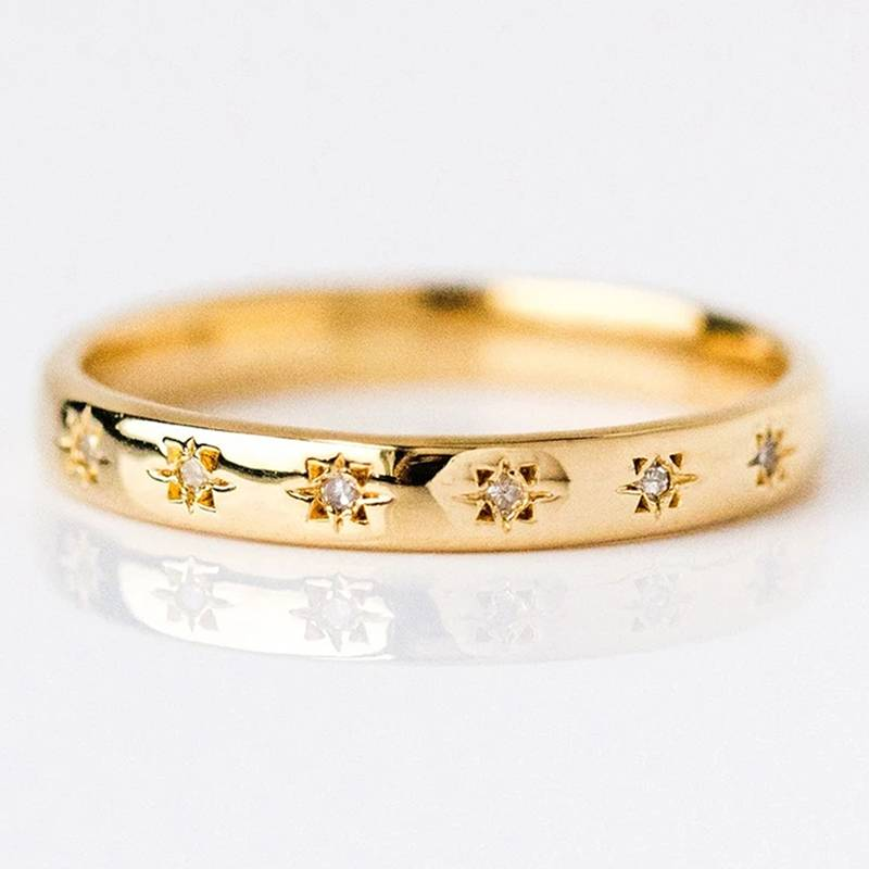 Exclusive Vintage Gold & Zirconia Ring-Westeryn