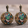 Whimsical Owl Charm Earrings-Westeryn