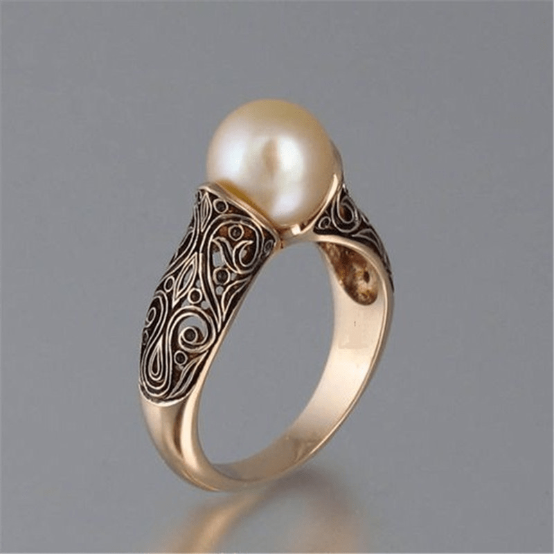 Vintage Pearl Golden Ring-Westeryn