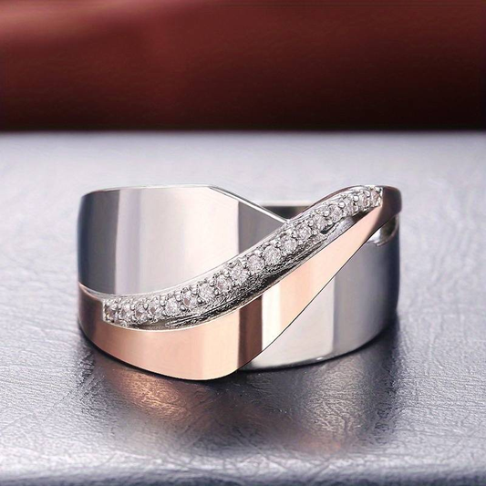 Bliss - Rose Gold Sparkle Ring