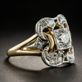 Vintage Zirconia Gold Ring-Westeryn