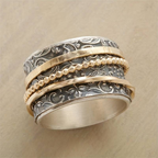 Radiance - Vintage Gold & Silver Ring-Westeryn