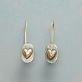 Golden Heartlace Earrings | Gold-Westeryn